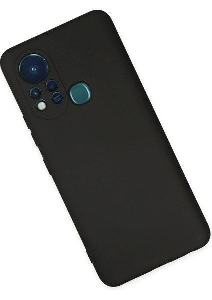 Infinix Hot 11S Kılıf Nano Içi Kadife Silikon - Siyah Ynsmr