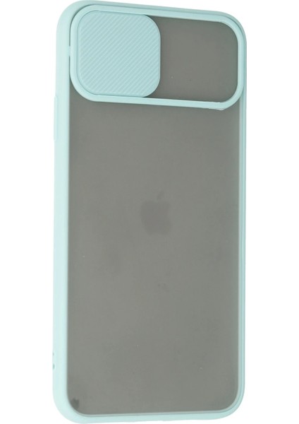 Apple iPhone 11 Pro Max Kılıf Palm Buzlu Kamera Sürgülü Silikon - Turkuaz Ynsmr modelleri