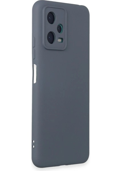 Xiaomi Redmi Note 12 5g Kılıf Nano Içi Kadife Silikon - Gri Ynsmr