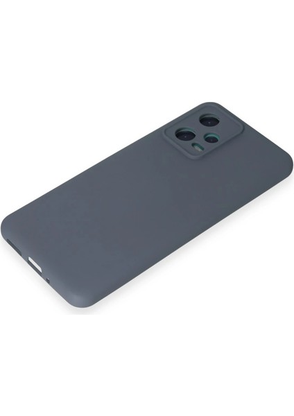 Xiaomi Redmi Note 12 5g Kılıf Nano Içi Kadife Silikon - Gri Ynsmr