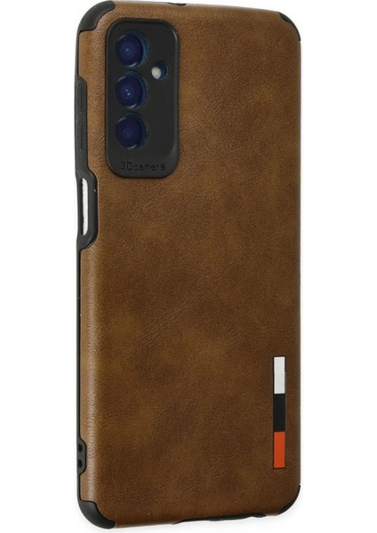 Samsung Galaxy M13 Kılıf Loop Deri Silikon - Kahverengi Ynsmr modelleri