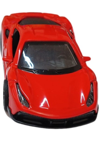 Çek Bırak Metal Araba - 4311B - Kırmızı