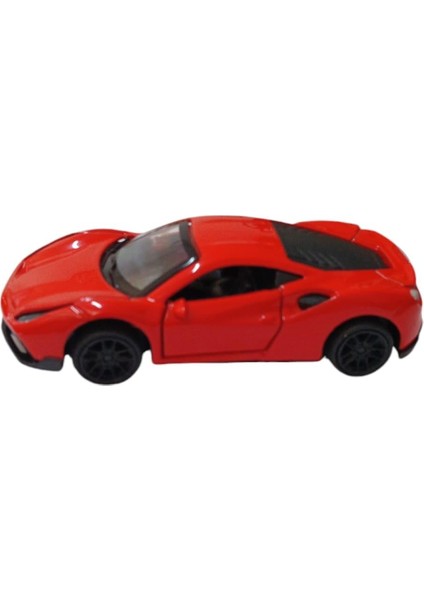 Çek Bırak Metal Araba - 4311B - Kırmızı