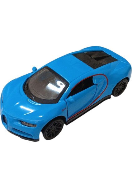 Çek Bırak Metal Araba - 4311F - Mavi