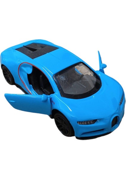 Çek Bırak Metal Araba - 4311F - Mavi