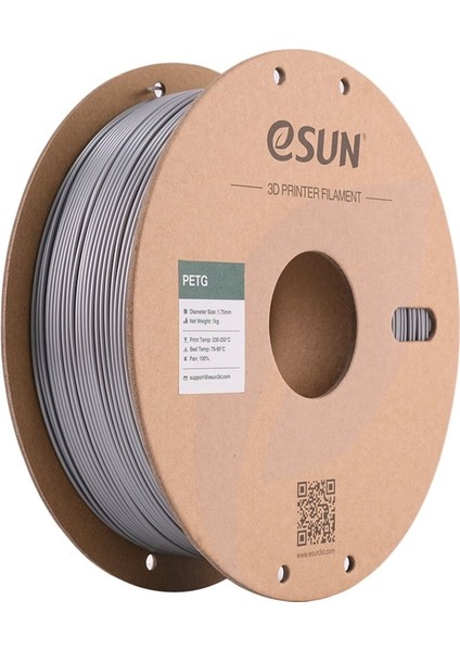 Petg Filament Gümüş 1,75MM 1 kg