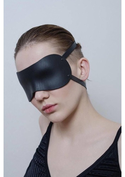 Aria's Closet Düz Siyah Maske Uyku Gözlüğü