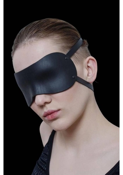 Aria's Closet Düz Siyah Maske Uyku Gözlüğü
