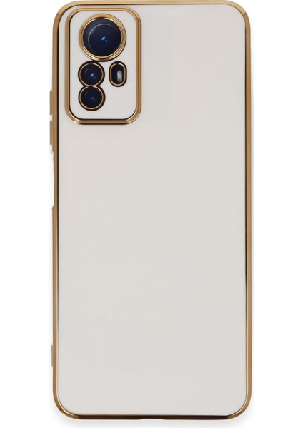 Xiaomi Redmi Note 12S Kılıf Volet Silikon - Beyaz Ynsmr