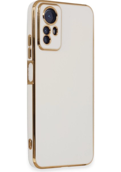 Xiaomi Redmi Note 12S Kılıf Volet Silikon - Beyaz Ynsmr