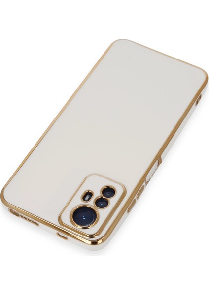 Xiaomi Redmi Note 12S Kılıf Volet Silikon - Beyaz Ynsmr