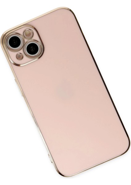 Apple iPhone 14 Kılıf Volet Silikon - Pembe Ynsmr