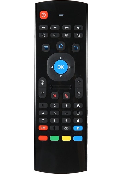 Çift Taraflı Hava Faresi Hareket Algılama Uzaktan Kumanda 2.4g Kablosuz Klavye Fare Bilgisayar Içinsiyah (Yurt Dışından) fırsatları