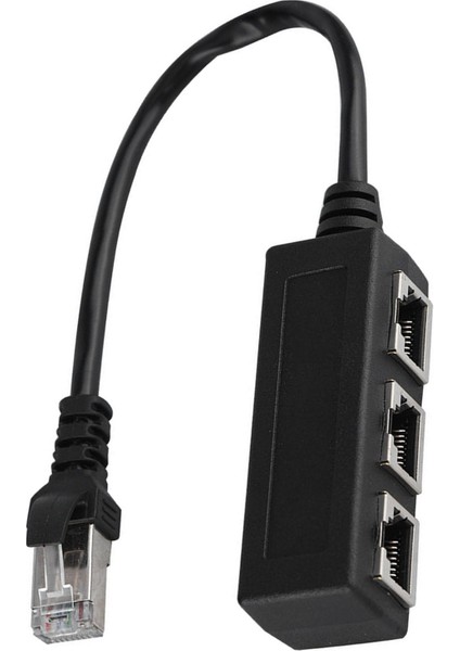 Ethernet Uzatma Kablosu 1 Erkek 3 Dişi Port Transfer Konnektörü Ayırıcı (Yurt Dışından) modelleri