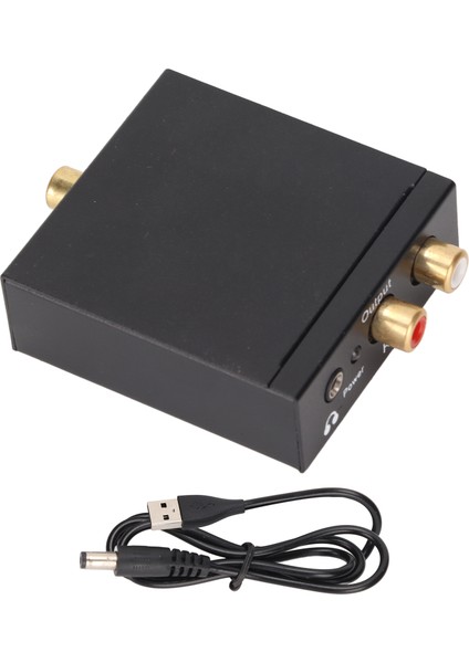 Dijitalden Analoga Dönüştürücü Alüminyum Alaşımlı Dac Dijitalden Analoga Dönüştürücü USB Güç Kaynağı Kablosu ile (Yurt Dışından)