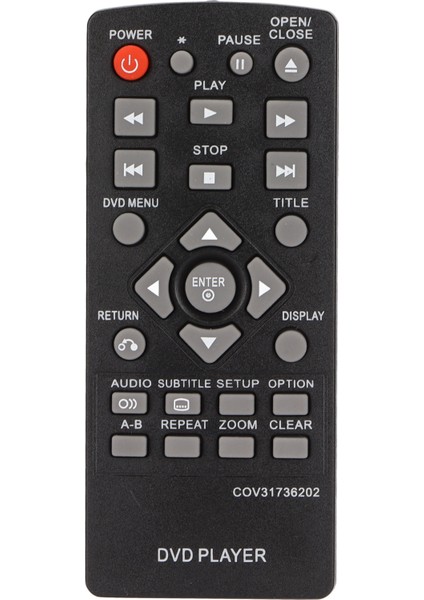 COV31736202 Lg DP132 DP132NU DVD Oynatıcısı Için Uygun Yeni Yedek Uzaktan Kumanda (Yurt Dışından)