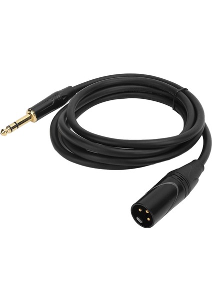 Jorındo Xlr Erkek - 1/4in 6.35MM Erkek Jak Kablosu Dengeli Sinyal Mikrofon Hattı KABLOSUJD6004‑1M / 3.3ft (Yurt Dışından)