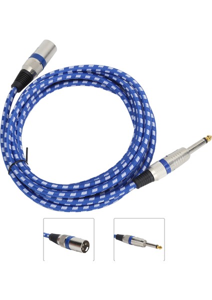 Jorındo Xlr - 1/4 Inç 6.35MM Erkek Kablo Dengeli Sinyal Bağlantı Mikrofon KABLOSUJD6009 (Yurt Dışından)