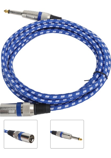 Jorındo Xlr - 1/4 Inç 6.35MM Erkek Kablo Dengeli Sinyal Bağlantı Mikrofon KABLOSUJD6009 (Yurt Dışından)