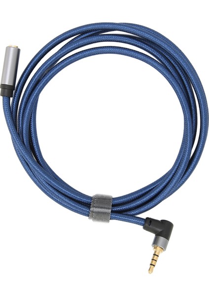 Stereo Ses Kablosu 4 Seviyeli 3.5mm Stereo Dişi Baştan 90° Erkek Başa 3.5 mm Stereo Ses Uzatma Kablosu 1.8m (Yurt Dışından) fiyatları