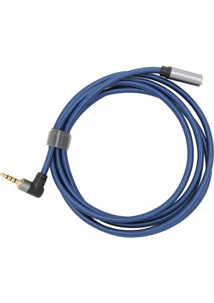 Stereo Ses Kablosu 4 Seviyeli 3.5mm Stereo Dişi Baştan 90° Erkek Başa 3.5 mm Stereo Ses Uzatma Kablosu 1.8m (Yurt Dışından) fırsatları