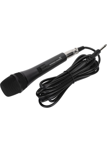 Dinamik Karaoke Mikrofonu Xlr Kablolu Metal El Mikrofonu Karaoke Şarkı Söyleme Konuşma Düğün Açık Hava Aktivitesi (Yurt Dışından)