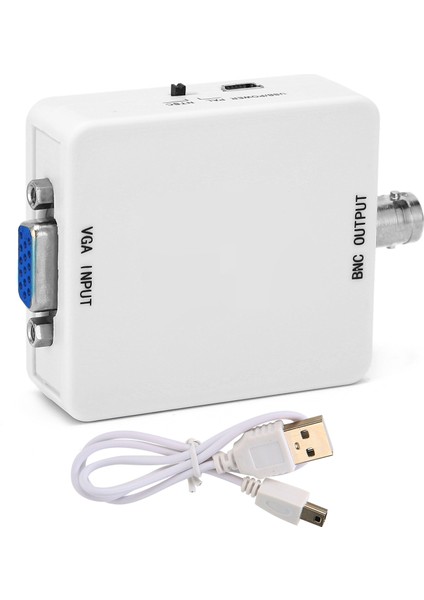 Vga'dan Bnc'ye Dönüştürücü Hd Video Adaptörü Video Konferans Ev Sineması Tv Bilgisayar (Yurt Dışından)