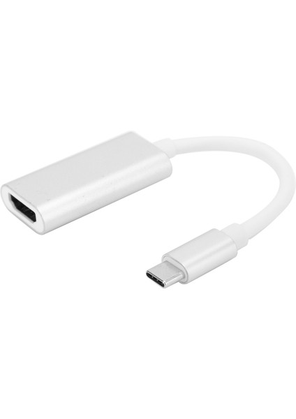 USB 3.1 Tip C Adaptörü Tip C'den HDMI Tv Video Dönüştürücü Pc Dizüstü Bilgisayar Cep Telefonugümüş (Yurt Dışından)
