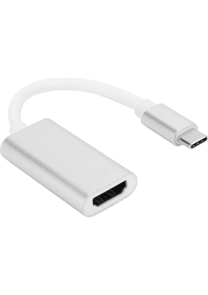 USB 3.1 Tip C Adaptörü Tip C'den HDMI Tv Video Dönüştürücü Pc Dizüstü Bilgisayar Cep Telefonugümüş (Yurt Dışından) fiyatları
