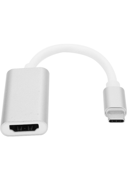 USB 3.1 Tip C Adaptörü Tip C'den HDMI Tv Video Dönüştürücü Pc Dizüstü Bilgisayar Cep Telefonugümüş (Yurt Dışından) modelleri