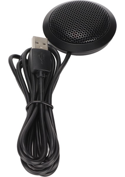 USB Konferans Mikrofonu Gürültü Azaltma 360° Çok Yönlü Taşınabilir Masaüstü Bilgisayar Mikrofonu Dizüstü Bilgisayar Oyun Podcast'leri Için (Yurt Dışından)