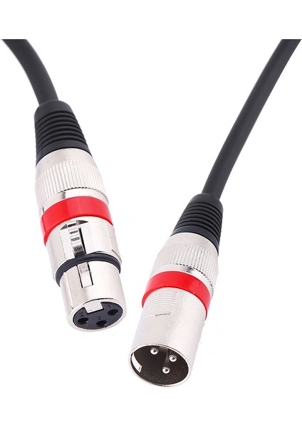 3pin Xlr Kablo Erkek - Dişi M/f Ses Kablosu Mikrofon Mikseri Için Ekranlı Kablo 1m (Yurt Dışından) modelleri