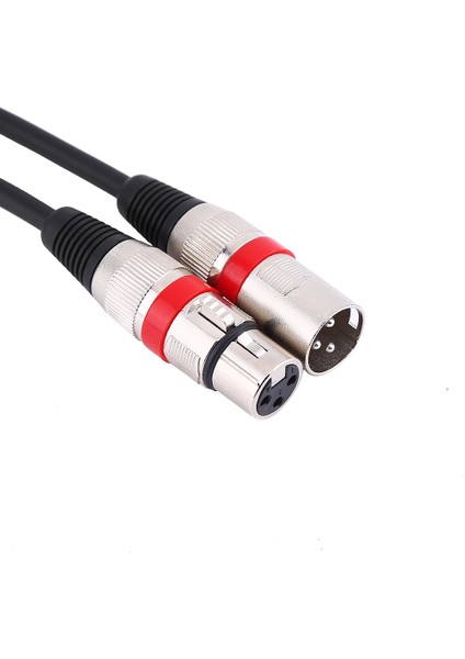 3pin Xlr Kablo Erkek - Dişi M/f Ses Kablosu Mikrofon Mikseri Için Ekranlı Kablo 1m (Yurt Dışından) fırsatları