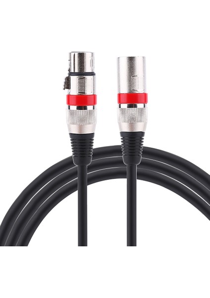 3pin Xlr Kablo Erkek - Dişi M/f Ses Kablosu Mikrofon Mikseri Için Ekranlı Kablo 1m (Yurt Dışından) indirimleri