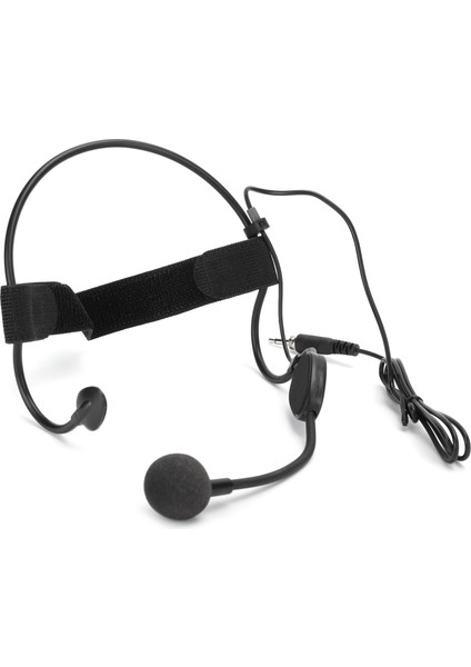 Mini Kafa Bandı Kablolu Mikrofon 3.5mm Fiş Kulak Kancası Kondenser Mikrofon Performans Öğretimi Için (Yurt Dışından)