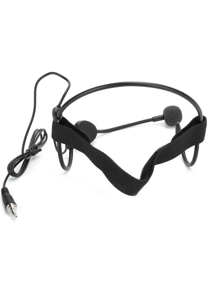 Mini Kafa Bandı Kablolu Mikrofon 3.5mm Fiş Kulak Kancası Kondenser Mikrofon Performans Öğretimi Için (Yurt Dışından)