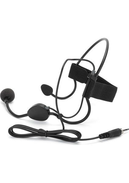 Mini Kafa Bandı Kablolu Mikrofon 3.5mm Fiş Kulak Kancası Kondenser Mikrofon Performans Öğretimi Için (Yurt Dışından)
