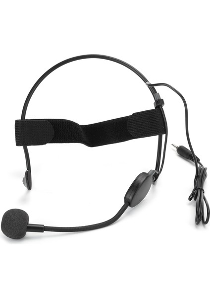 Mini Kafa Bandı Kablolu Mikrofon 3.5mm Fiş Kulak Kancası Kondenser Mikrofon Performans Öğretimi Için (Yurt Dışından)