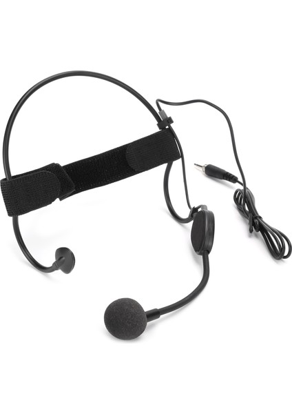 Mini Kafa Bandı Kablolu Mikrofon 3.5mm Fiş Kulak Kancası Kondenser Mikrofon Performans Öğretimi Için (Yurt Dışından)