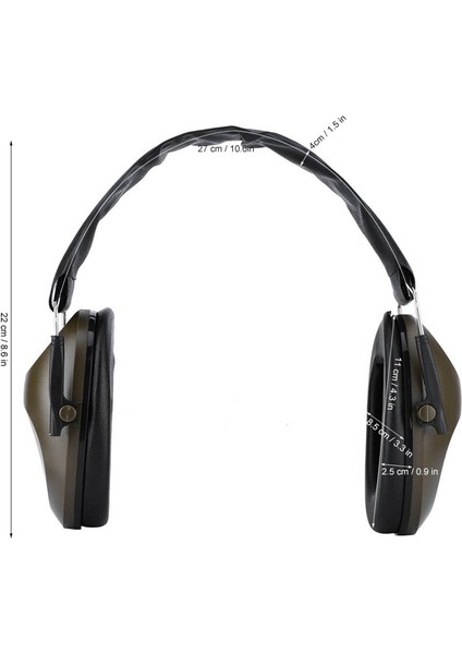 Kulaklıklar Gürültü Önleyici Spor Avcılık Işitme Koruması Aktif Kulaklıklar (Ordu Yeşili) (Yurt Dışından) modelleri