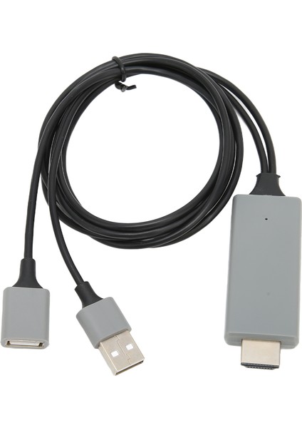 Hdtv Kablo Adaptörü 1080P Hd Multimedya Arabirim Kablosu Adaptörü Tv Ekran Projektörü Noir (Yurt Dışından)