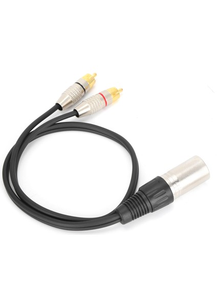 Xlr Erkek - 2 Rca Ses Ayırıcı Kablo Rca - Xlr Adaptör Yama Kablosu Miks Konsolu Mikrofonerkek 0,5 M / 1,6 Ft (Yurt Dışından) fiyatları