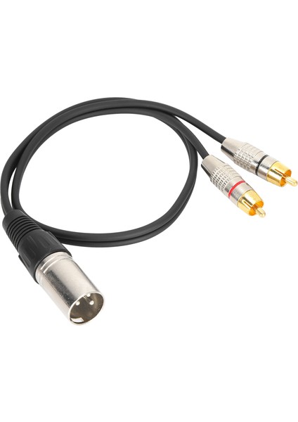 Xlr Erkek - 2 Rca Ses Ayırıcı Kablo Rca - Xlr Adaptör Yama Kablosu Miks Konsolu Mikrofonerkek 0,5 M / 1,6 Ft (Yurt Dışından) modelleri