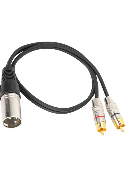 Xlr Erkek - 2 Rca Ses Ayırıcı Kablo Rca - Xlr Adaptör Yama Kablosu Miks Konsolu Mikrofonerkek 0,5 M / 1,6 Ft (Yurt Dışından) fırsatları