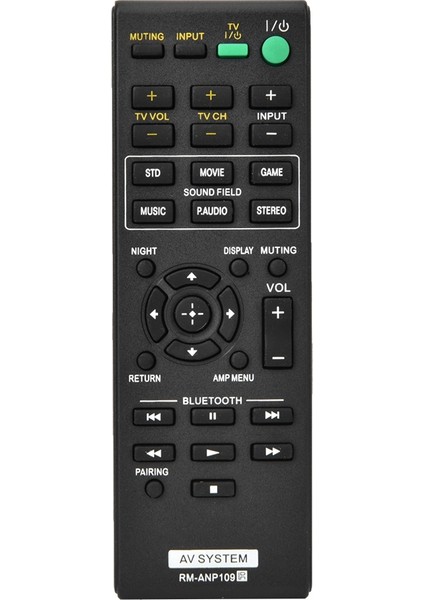 Sony RM-ANP109 Ht CT260 Için Akıllı Tv Av Sistemi Uzaktan Kumandası (Yurt Dışından)