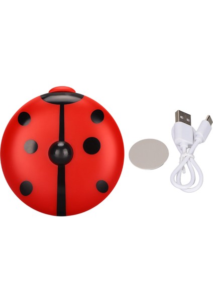 Hareket Sensörlü Gece Lambası Coccinella Septempunctata LED Gece Lambası Bebek Odası Yatak Odası Mutfak Merdiven Kırmızı (Yurt Dışından)