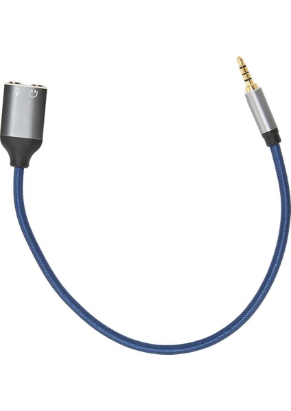 Kulaklık Ayırıcı Kulaklık 3.5mm 1 Erkek - 2 Dişi Mikrofon Ses Kablosu 0.3m / 0.98FT (Yurt Dışından)
