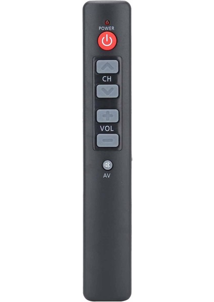 6 Büyük Düğmeli Akıllı Kontrol Ünitesi Tv Stb DVD Dvb Hıfı Vcr Gri Uzaktan Kumanda Öğrenme (Yurt Dışından)
