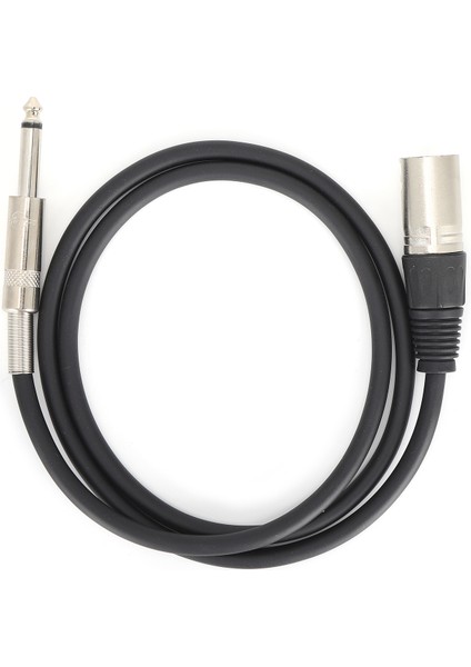 6.35MM Xlr Erkek - Trs Jak Mikrofon Hattı Mikrofon Ses Kablosu Mikrofonlar Hoparlörler Sahne Djxlr Dişi 3 M (Yurt Dışından)