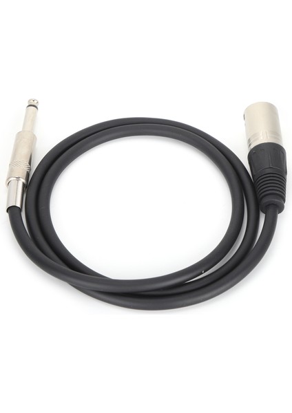 6.35MM Xlr Erkek - Trs Jak Mikrofon Hattı Mikrofon Ses Kablosu Mikrofonlar Hoparlörler Sahne Djxlr Dişi 3 M (Yurt Dışından)